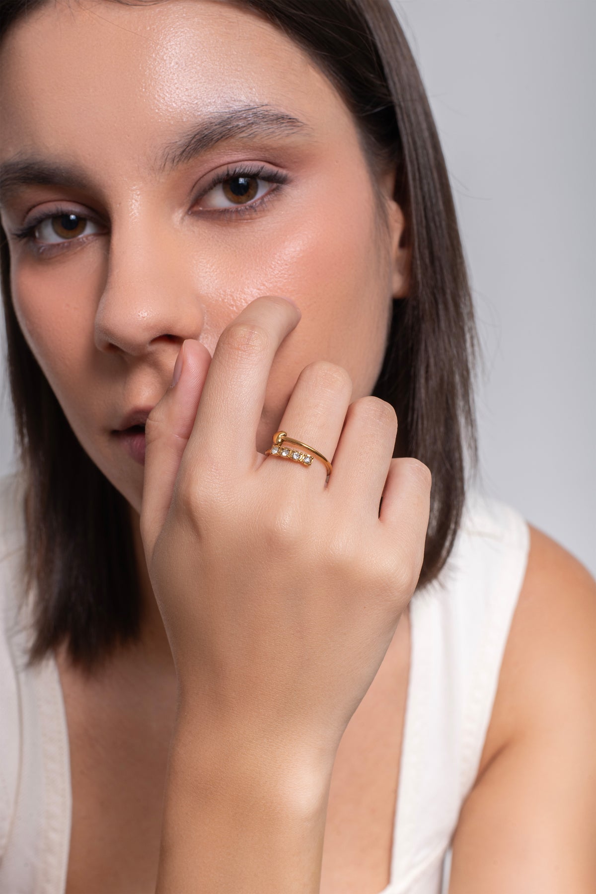 Beam Ring – 18K Gold Plated