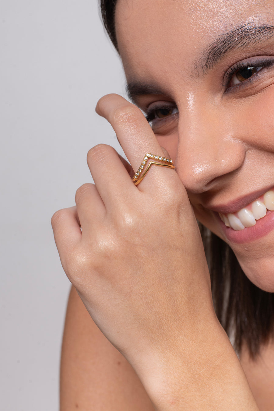 Peak Ring – 18K Gold Plated image 2