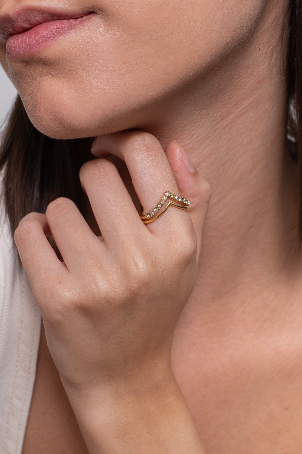 Peak Ring – 18K Gold Plated image 4