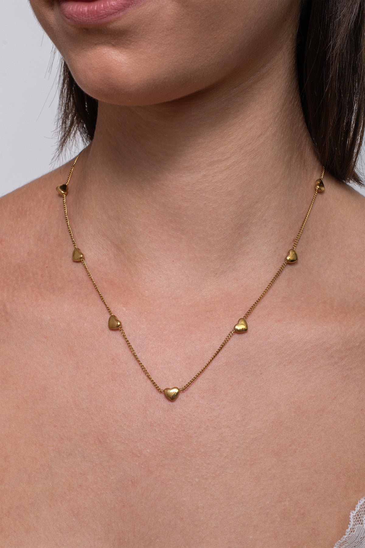 Love Chain Necklace - 18K Gold Plated
