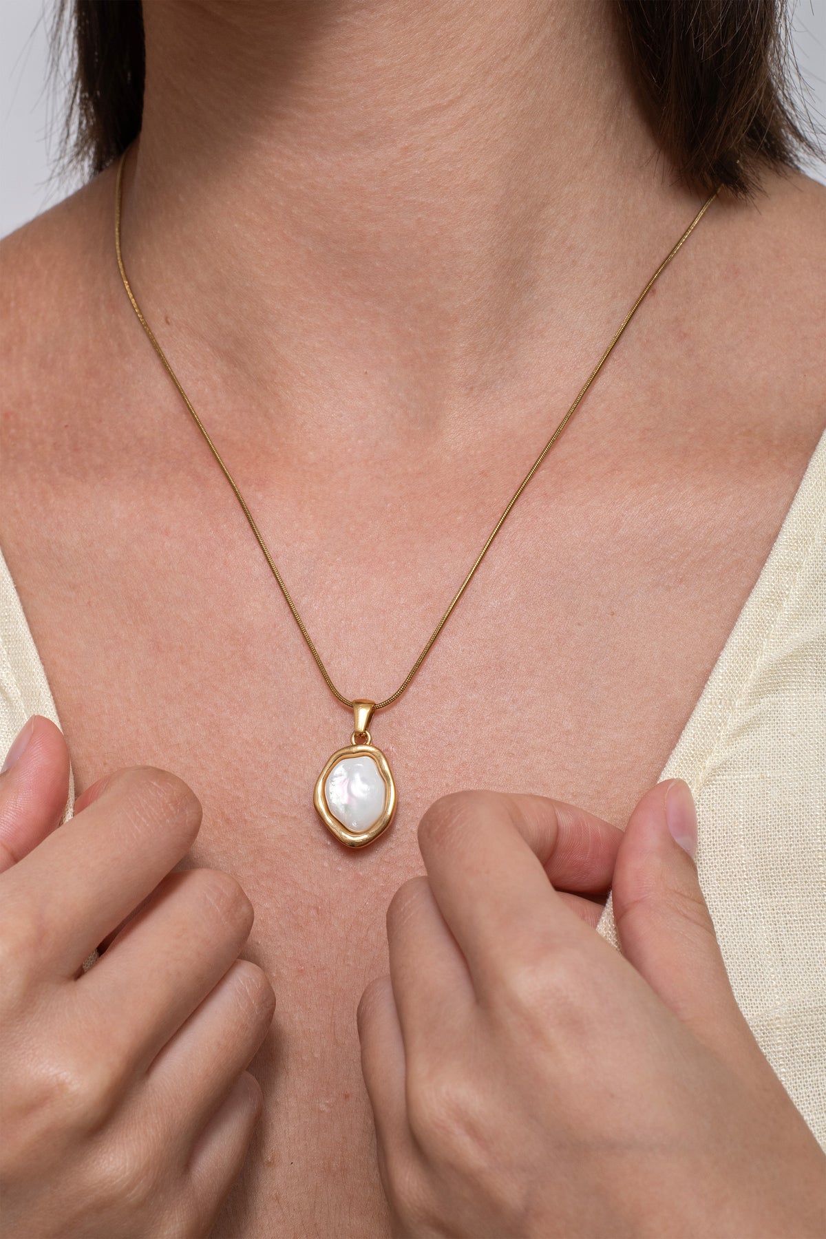 Aria Necklace - 18K Gold Plated image 2