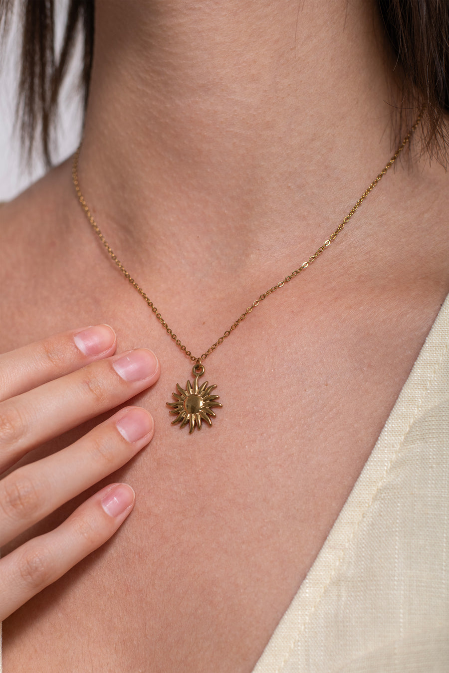 Flare Necklace - 18k Gold Plated image 2
