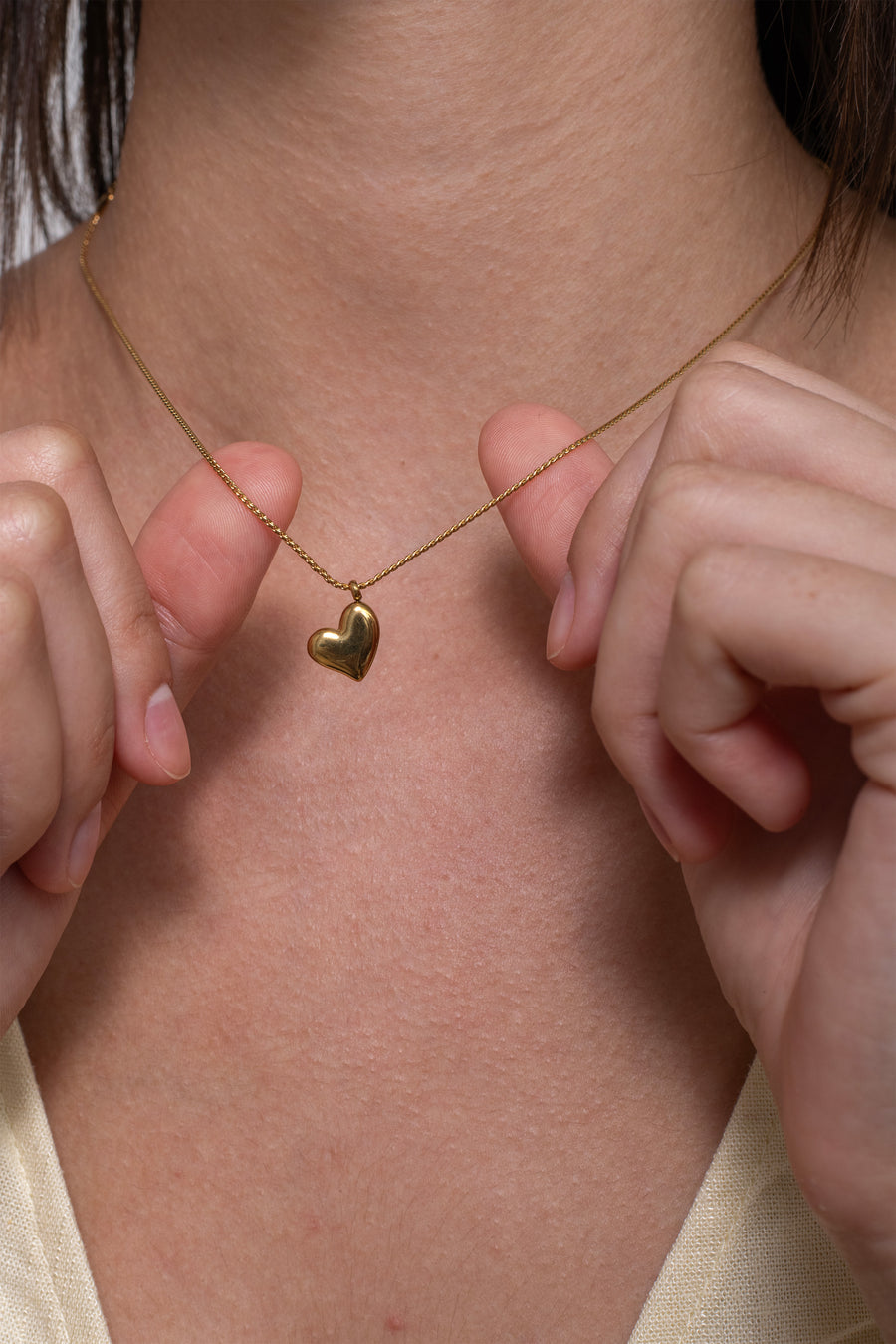 Plump Necklace - 18k Gold Plated image 2