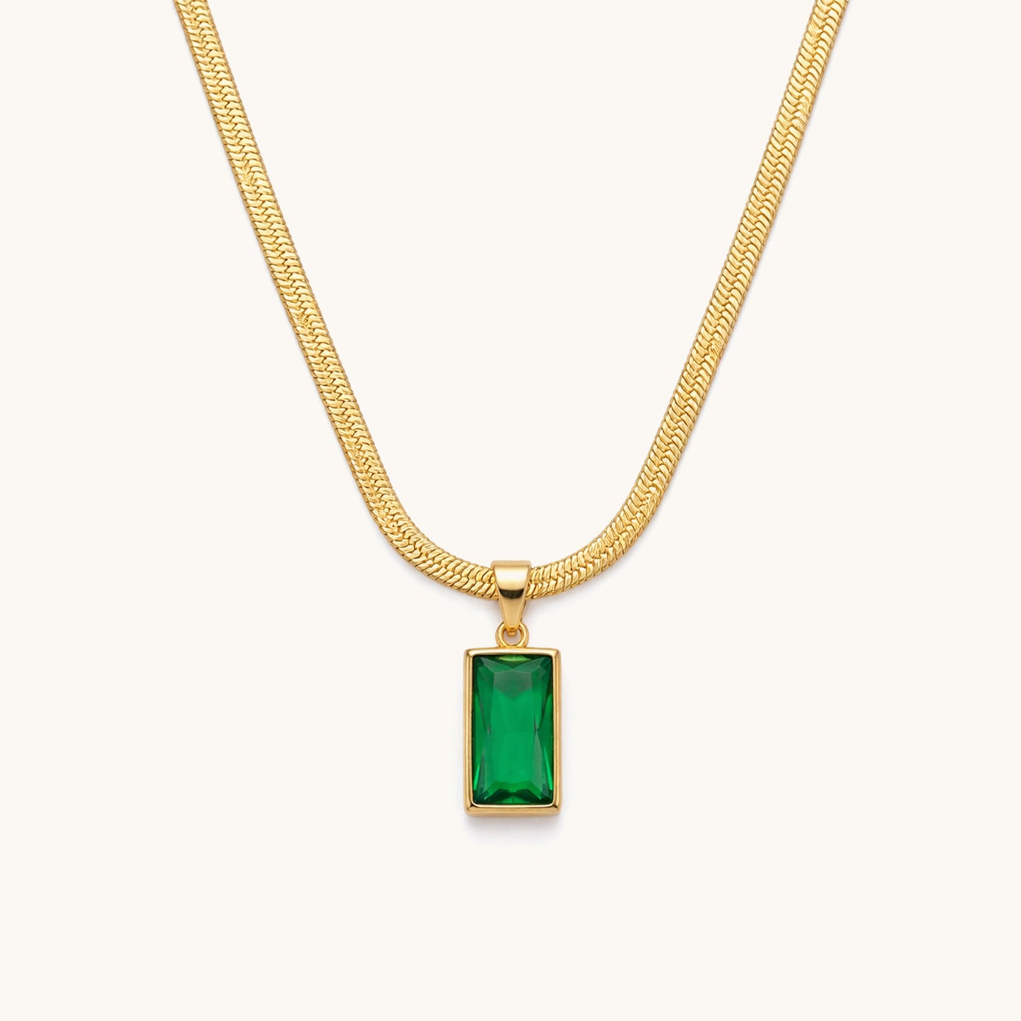 Emerald Isle Necklace - 18k Gold Plated