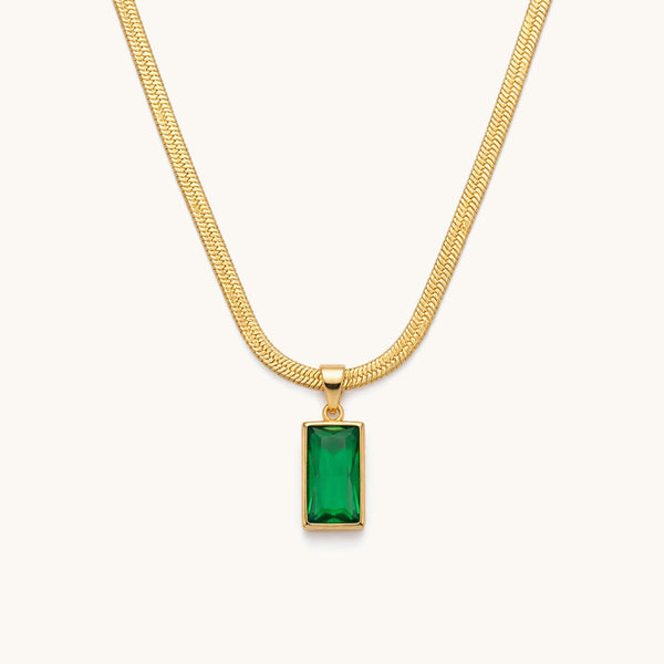 Emerald Isle Necklace - 18k Gold Plated