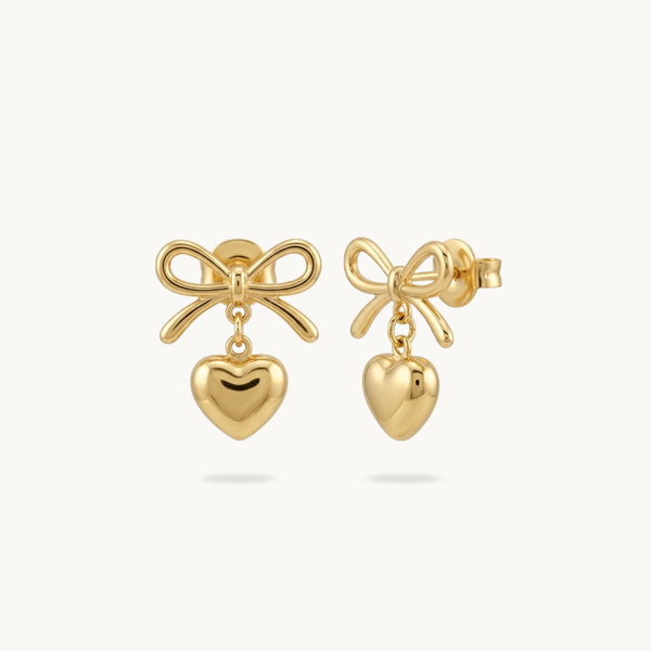 Sweet Knot Earrings - 18k Gold Plated