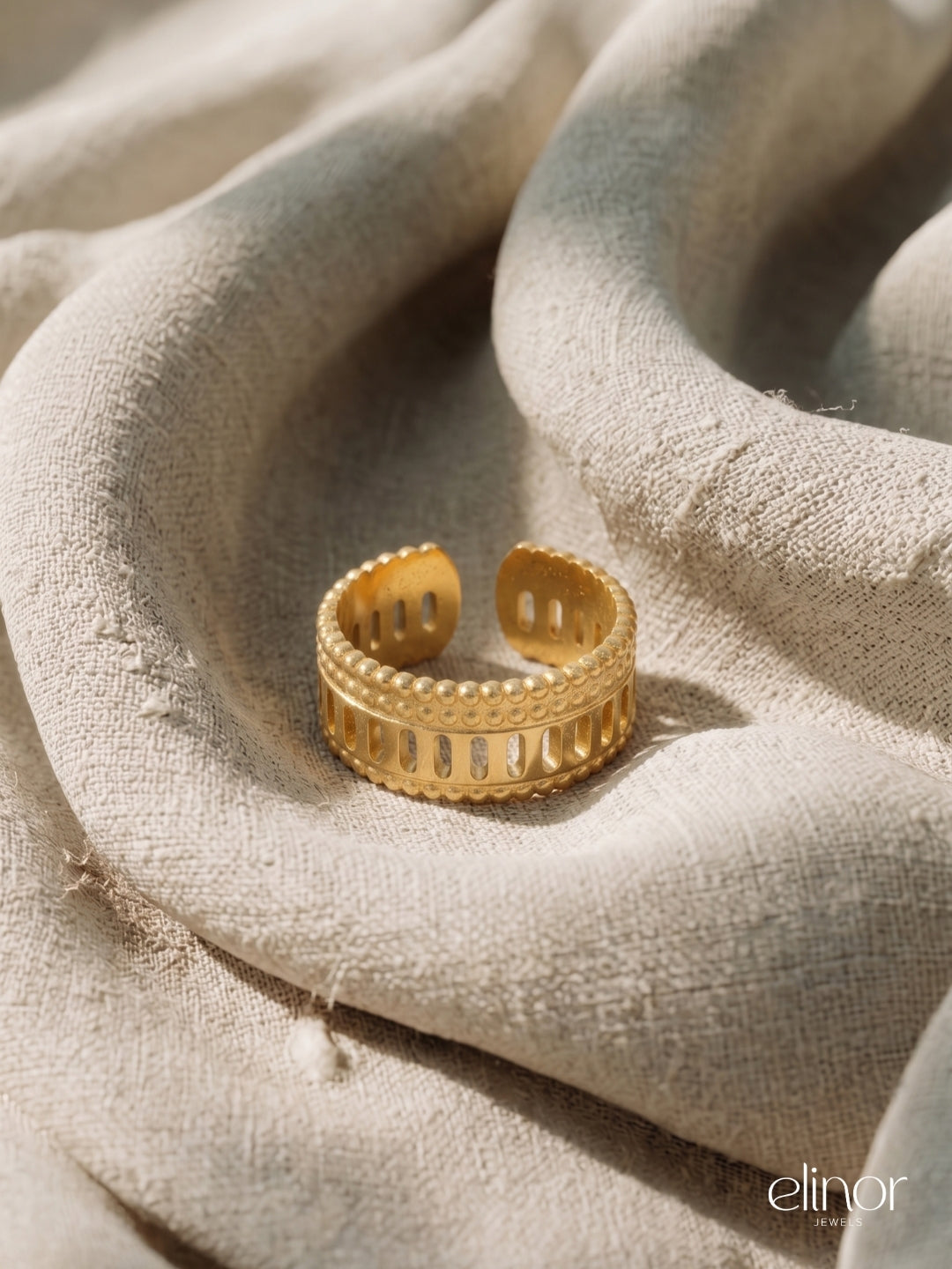 Gemma Ring – 18K Gold Plated
