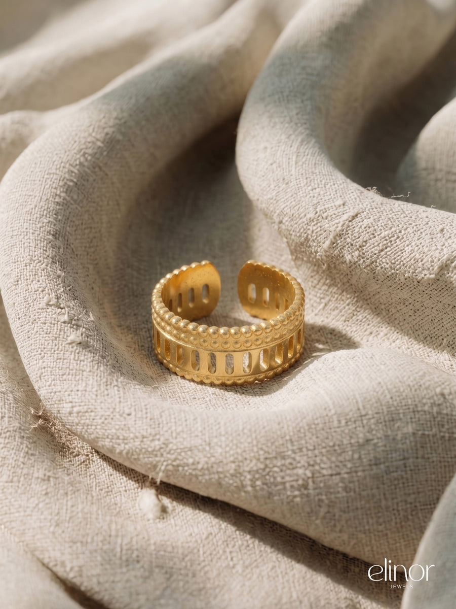 Gemma Ring – 18K Gold Plated image 2