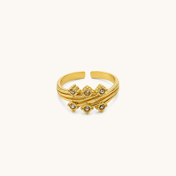 Tiara Ring – 18K Gold Plated