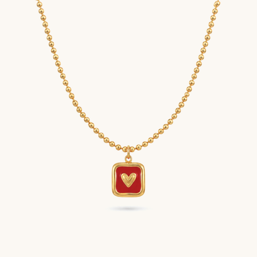 Carmine Necklace - 18k Gold Plated image 1