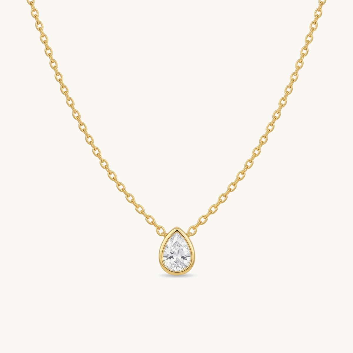 Lucid Drop Necklace - 18k Gold Plated image 1