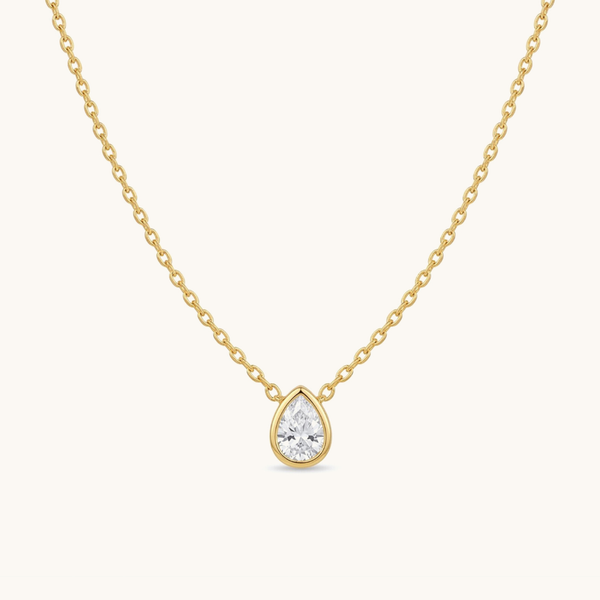 Lucid Drop Necklace - 18k Gold Plated