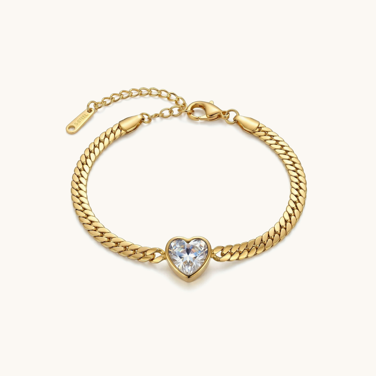 Love Strand Bracelet - 18k Gold Plated image 1