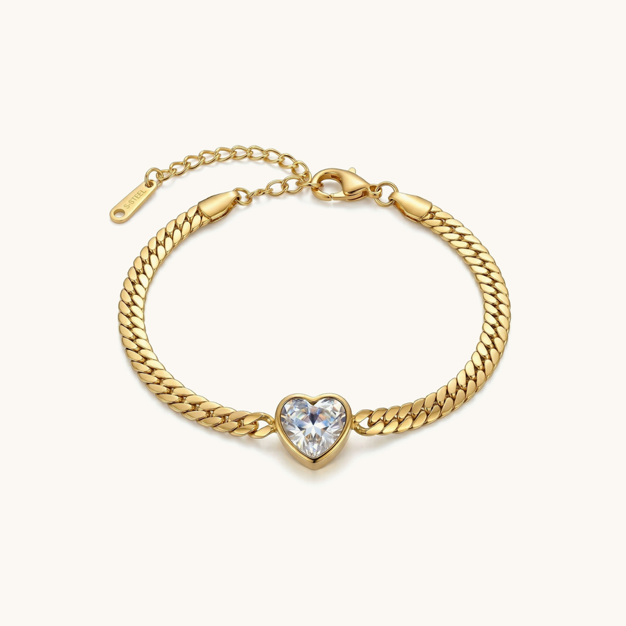 Love Strand Bracelet - 18k Gold Plated image 1