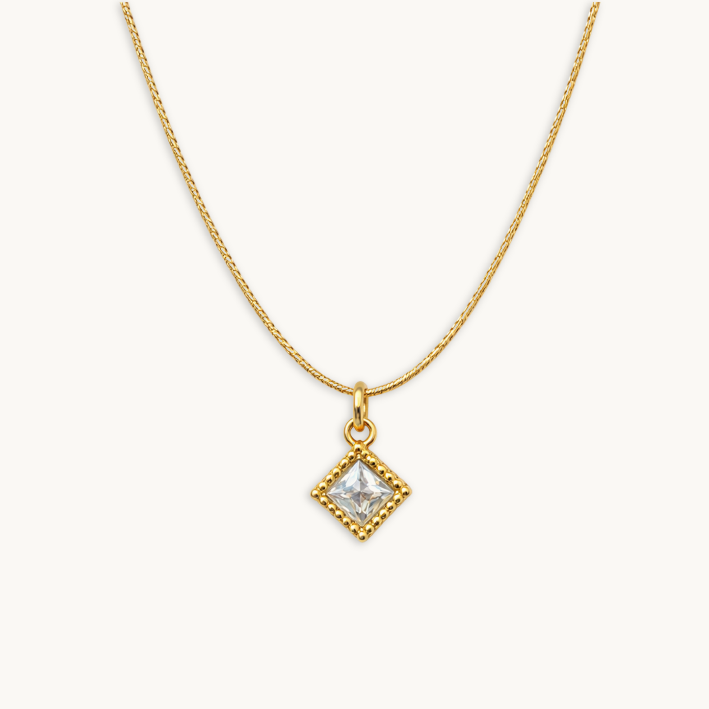 Glimmer Necklace - 18k Gold Plated