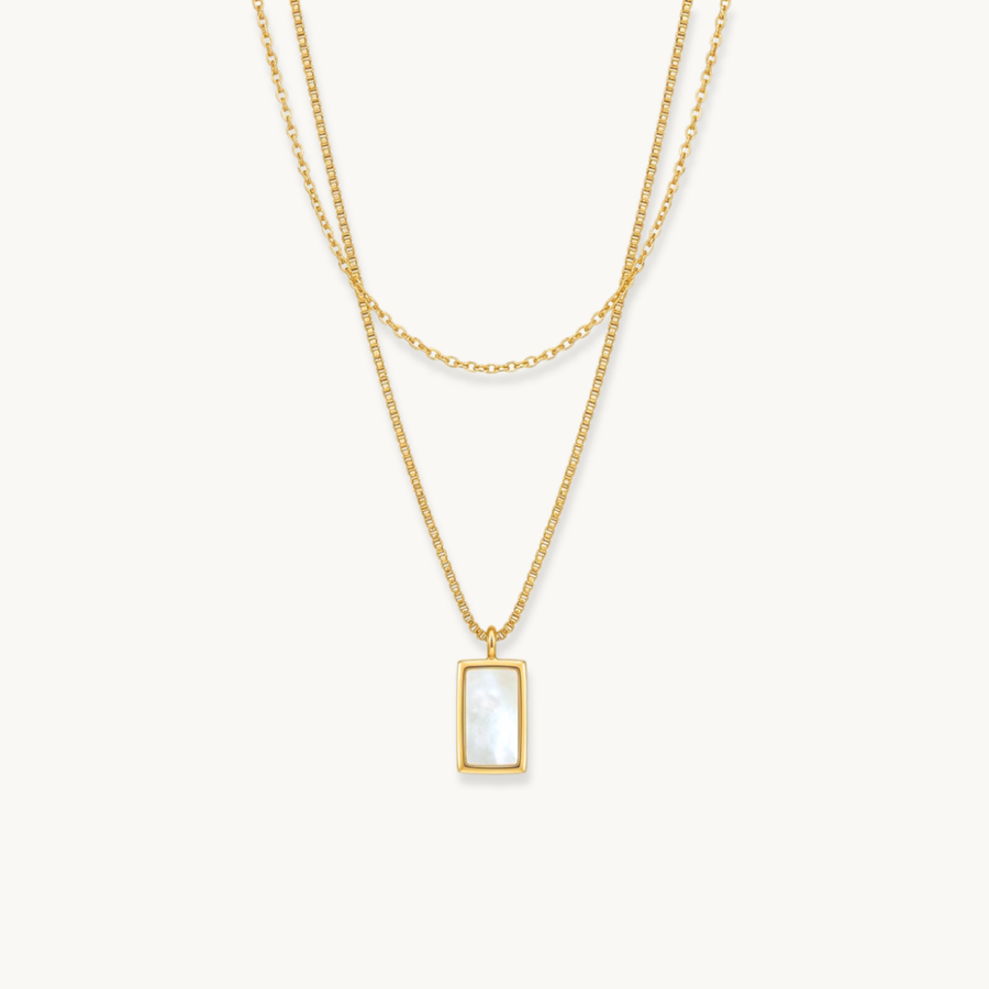 Remi Layered Necklace - 18k Gold Plated image 1