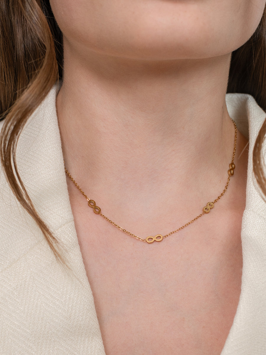Endlessé Necklace – 18K Gold Plated image 6