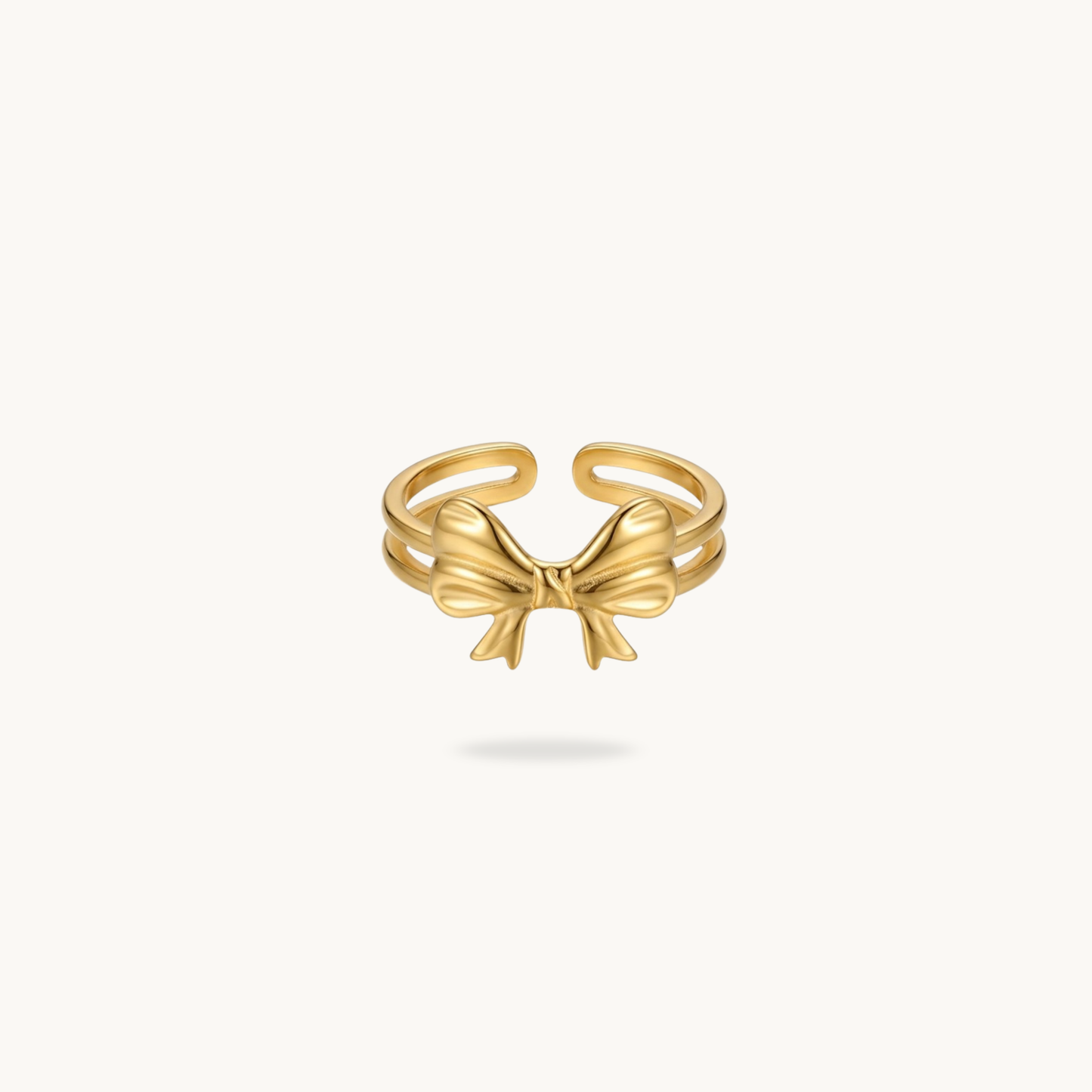 Bunny Bow Ring - 18K Gold Plated