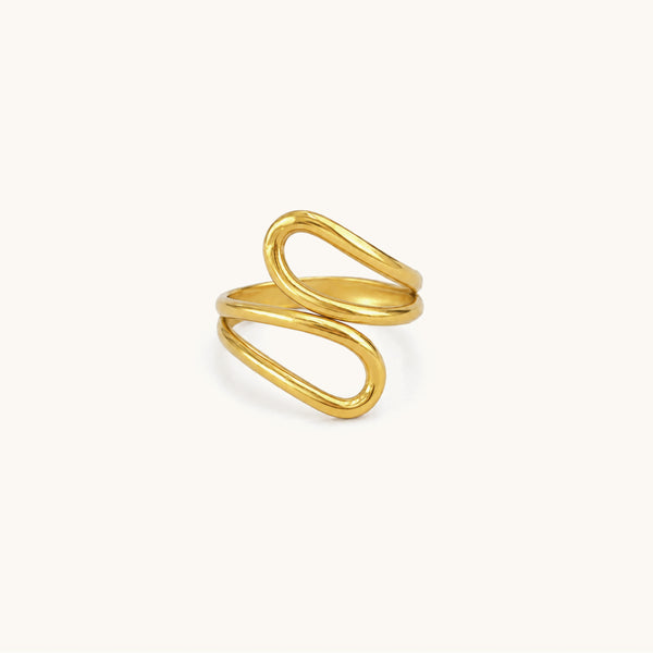 Duelle Ring – 18K Gold Plated