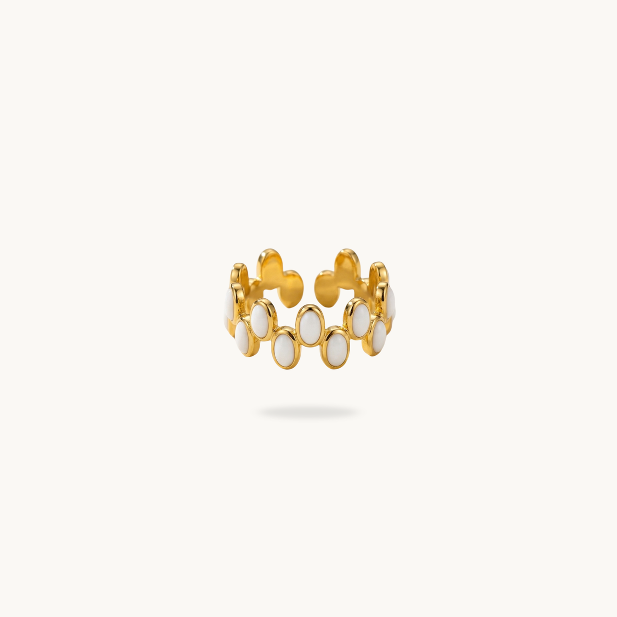 Neural Ring - 18K Gold Plated image 1