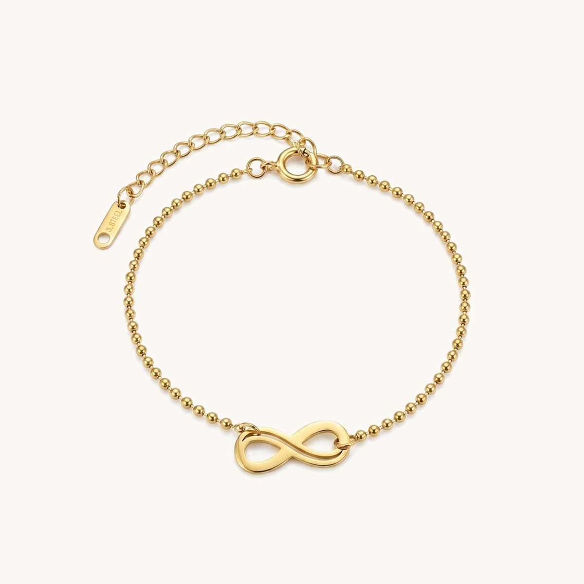 Infinite Flow Bracelet - 18k Gold Plated image 1