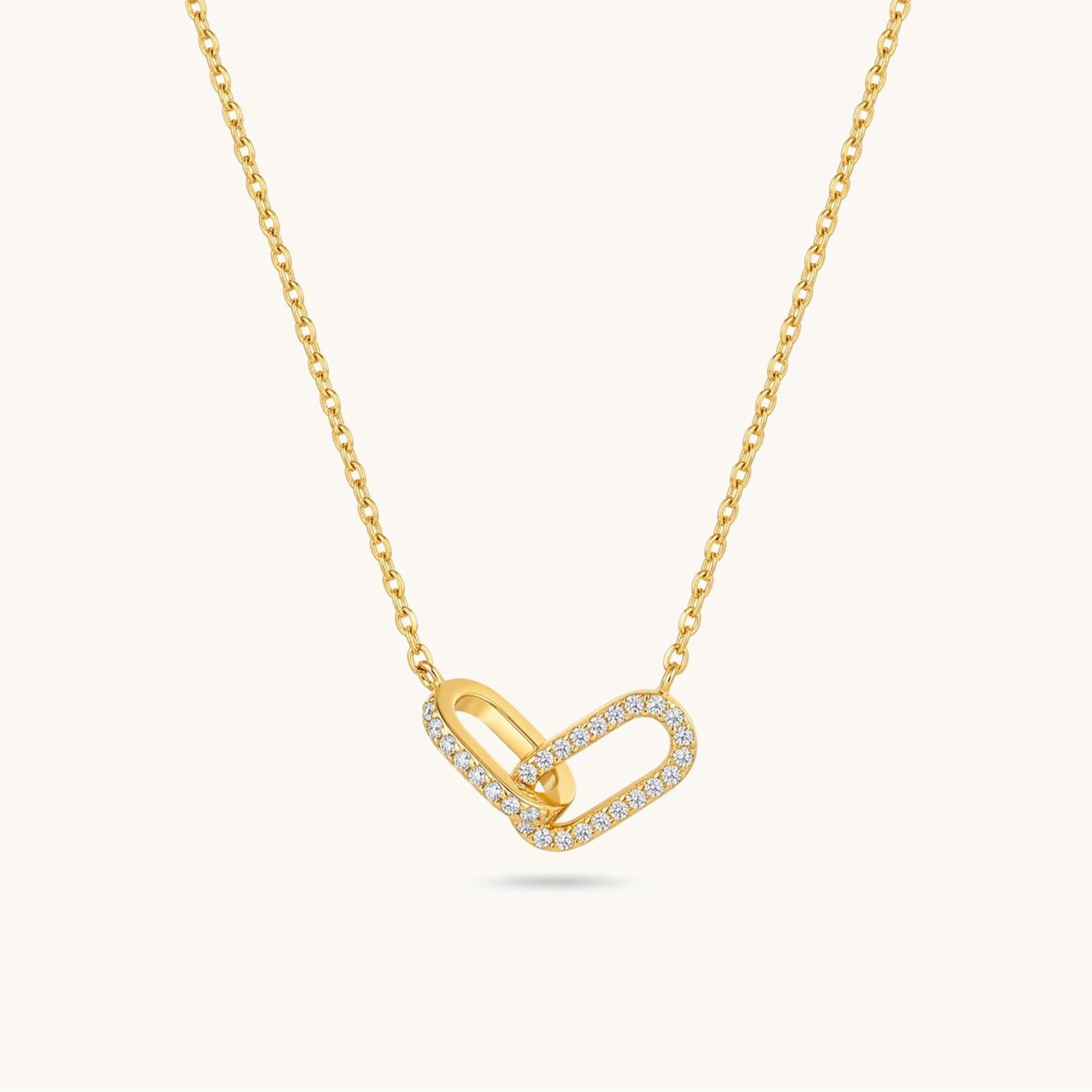 Amora Pendant Necklace-18K Gold Plated