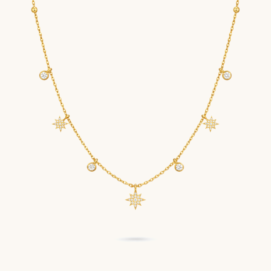 Chime Necklace -18K Gold Plated image 1
