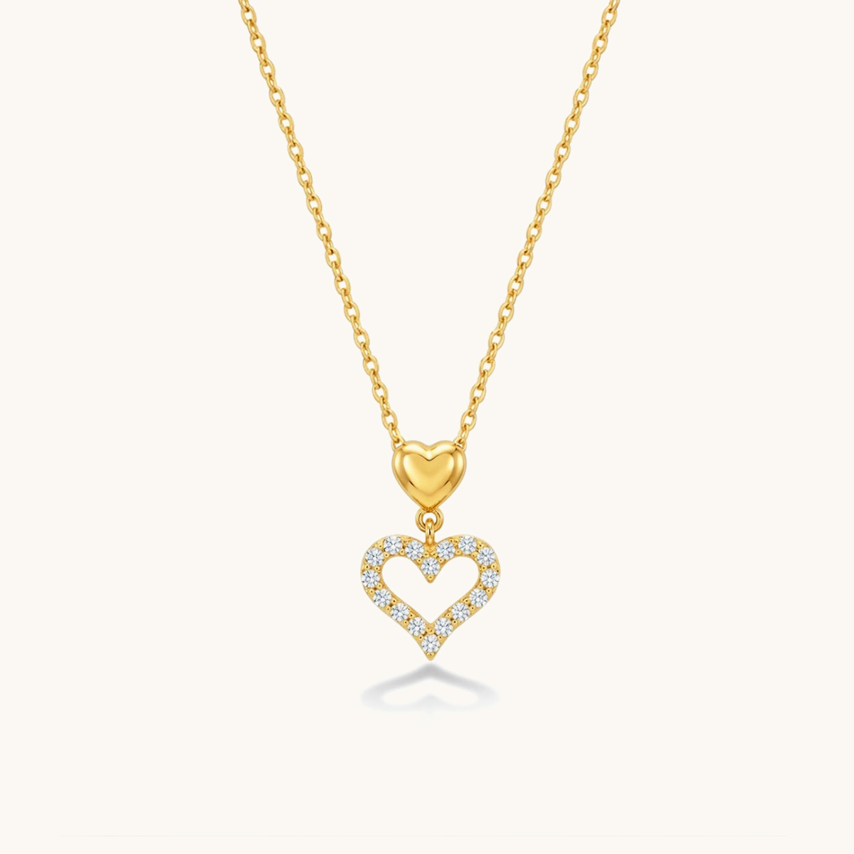 Sweet-Drop Necklace -18K Gold Plated image 1