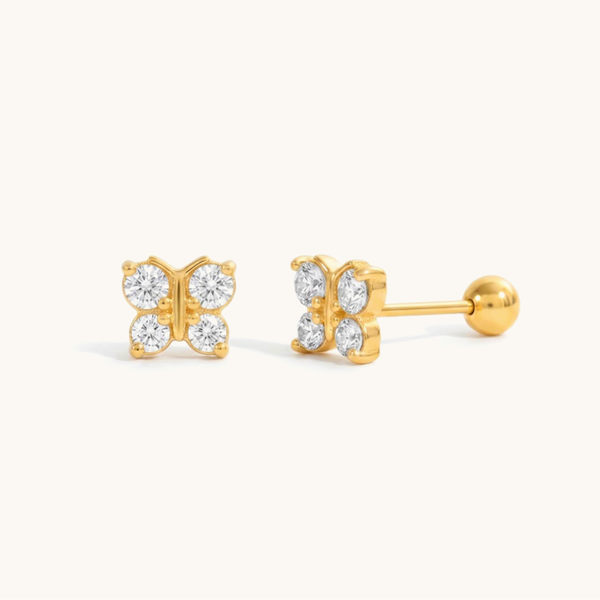 Zaria Studs - 18K Gold Plated