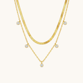 Delia Layered Necklace 18K Gold Plated