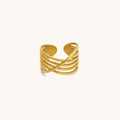 Weave Ring – 18K Gold Plated