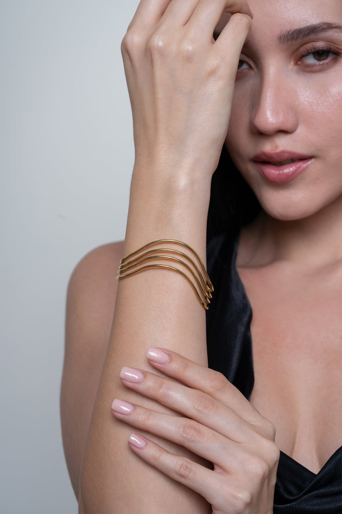 Ariana Cuff -18K Gold Plated image 3