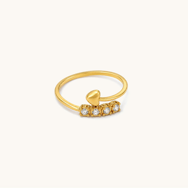 Beam Ring – 18K Gold Plated