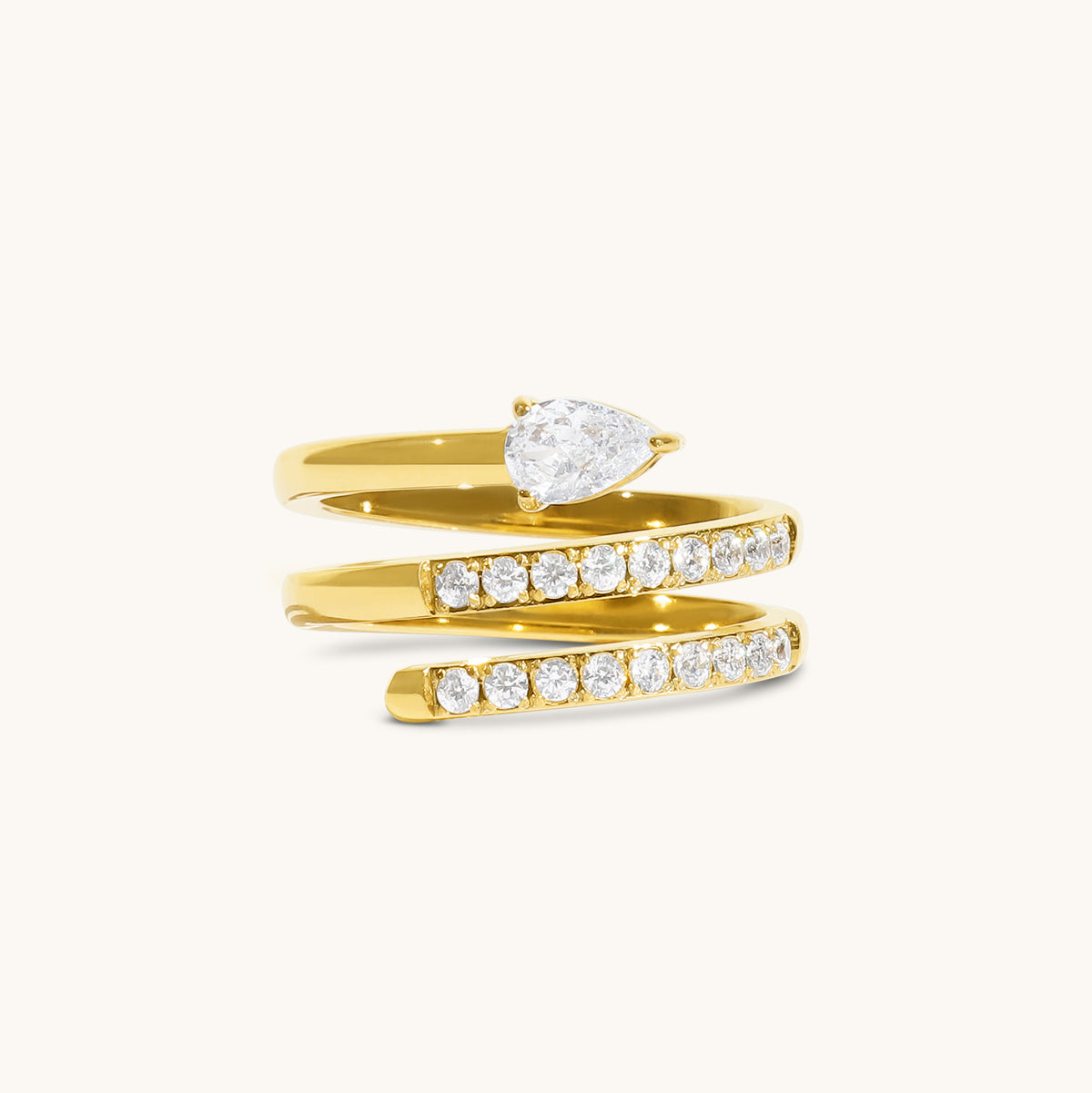 Mae Ring - 18K Gold Plated image 1