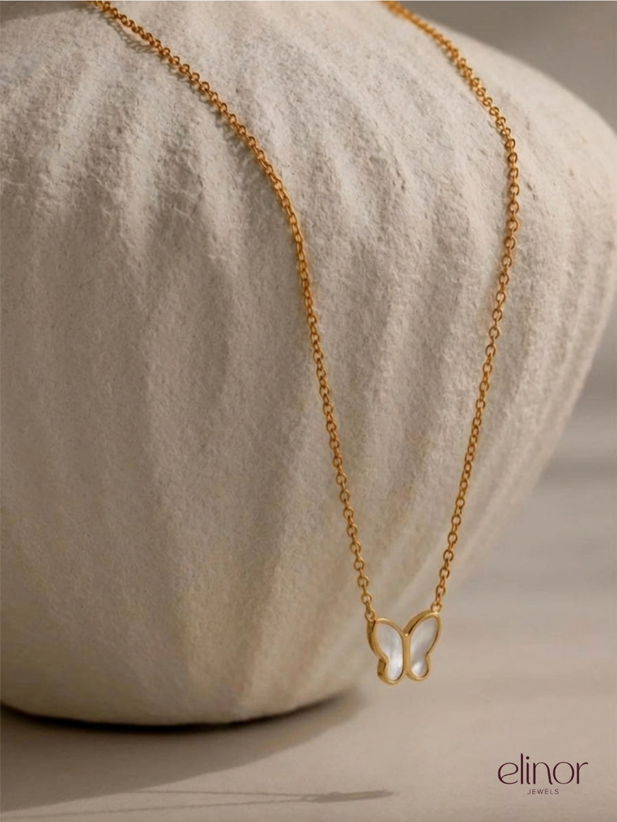 Sweet Wings Necklace - 18K Gold Plated image 4