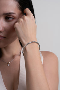 Classic Silver 5mm Bangle - Silver Edition