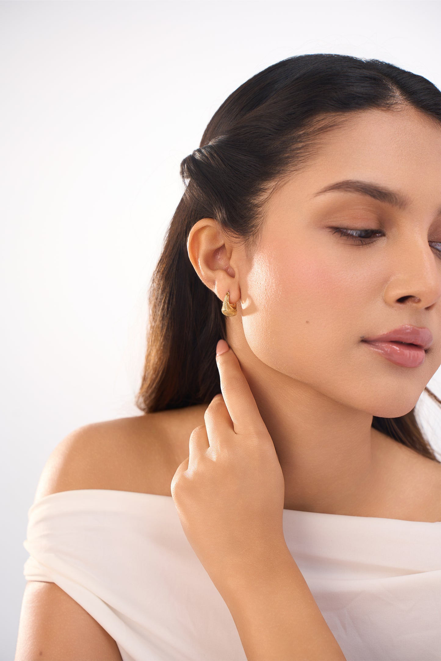 Nysa Hoops - 18k Gold Plated