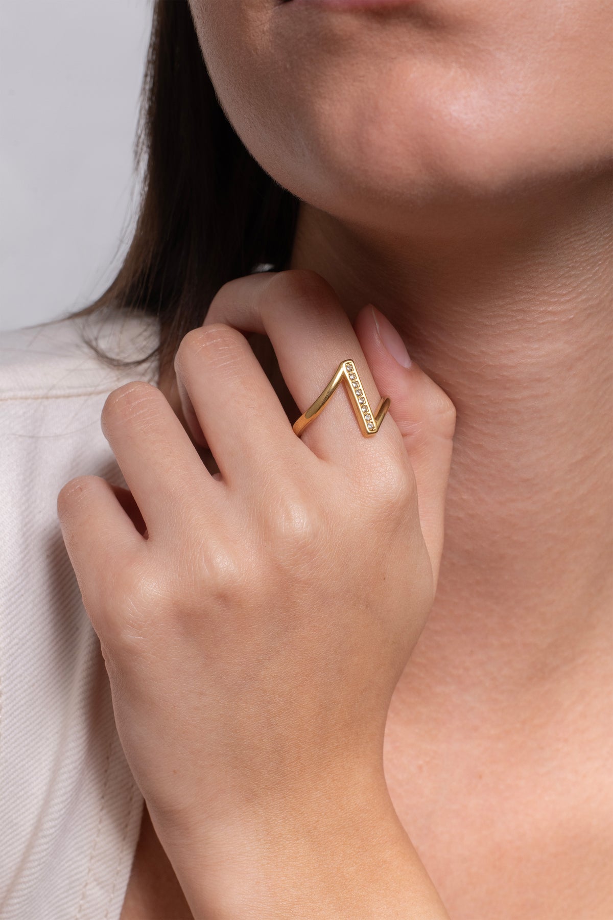 Zivra Ring – 18K Gold Plated