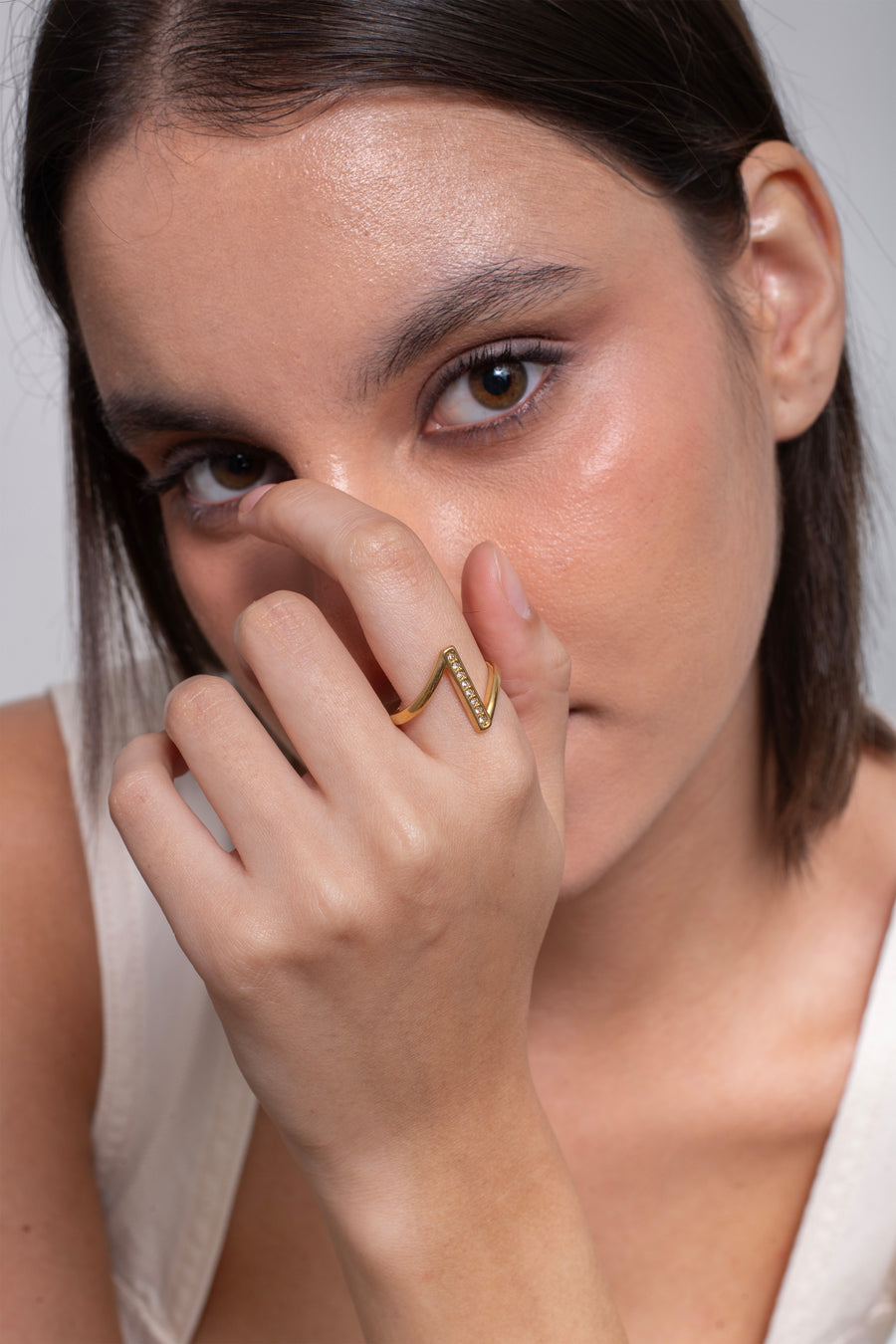 Zivra Ring – 18K Gold Plated image 4