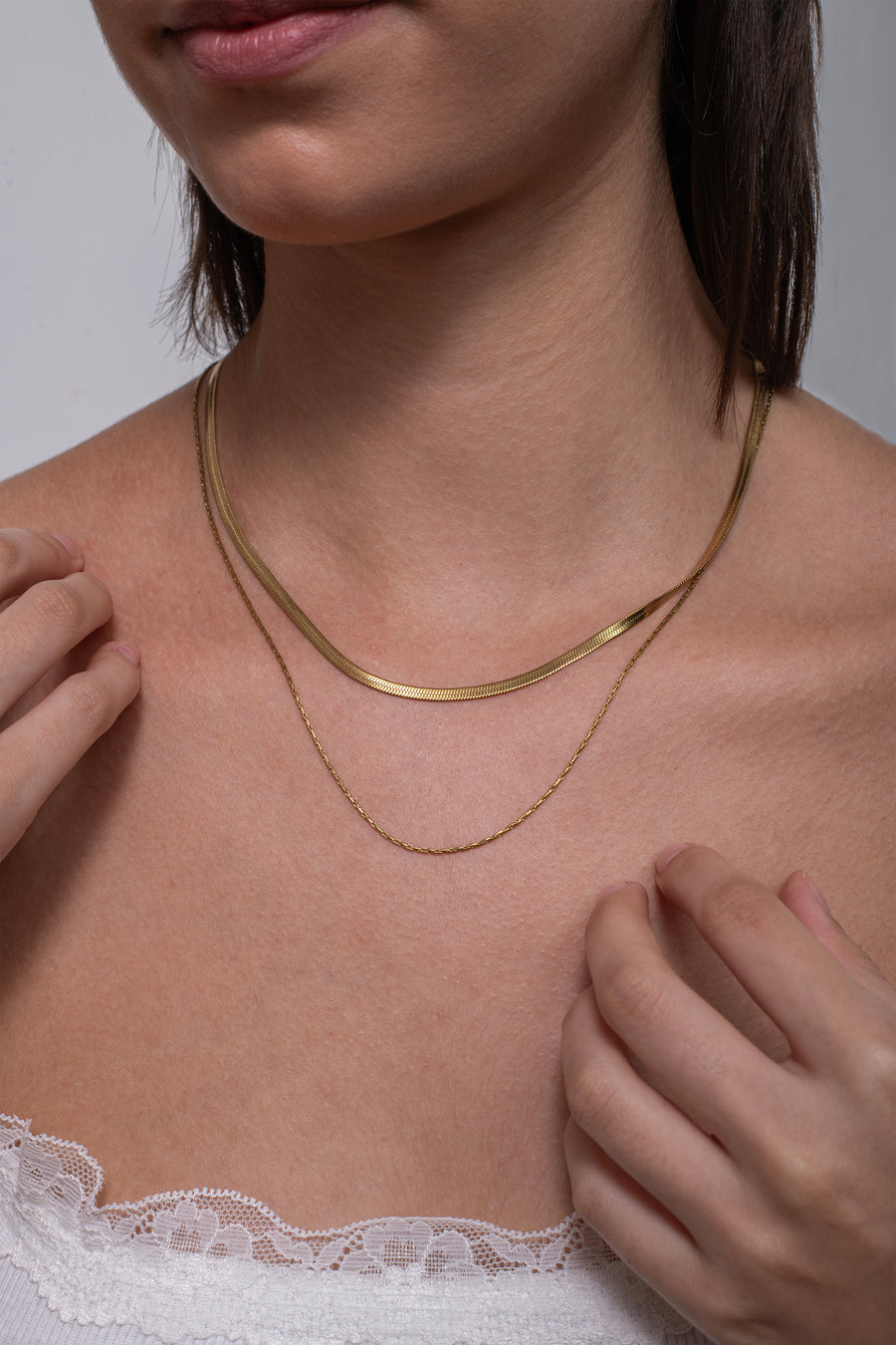 Sienna Layered Necklace - 18K Gold Plated image 2