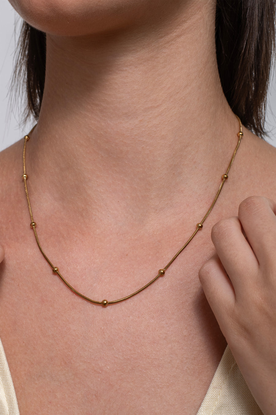 Stacy Dot Necklace - 18K Gold Plated image 3