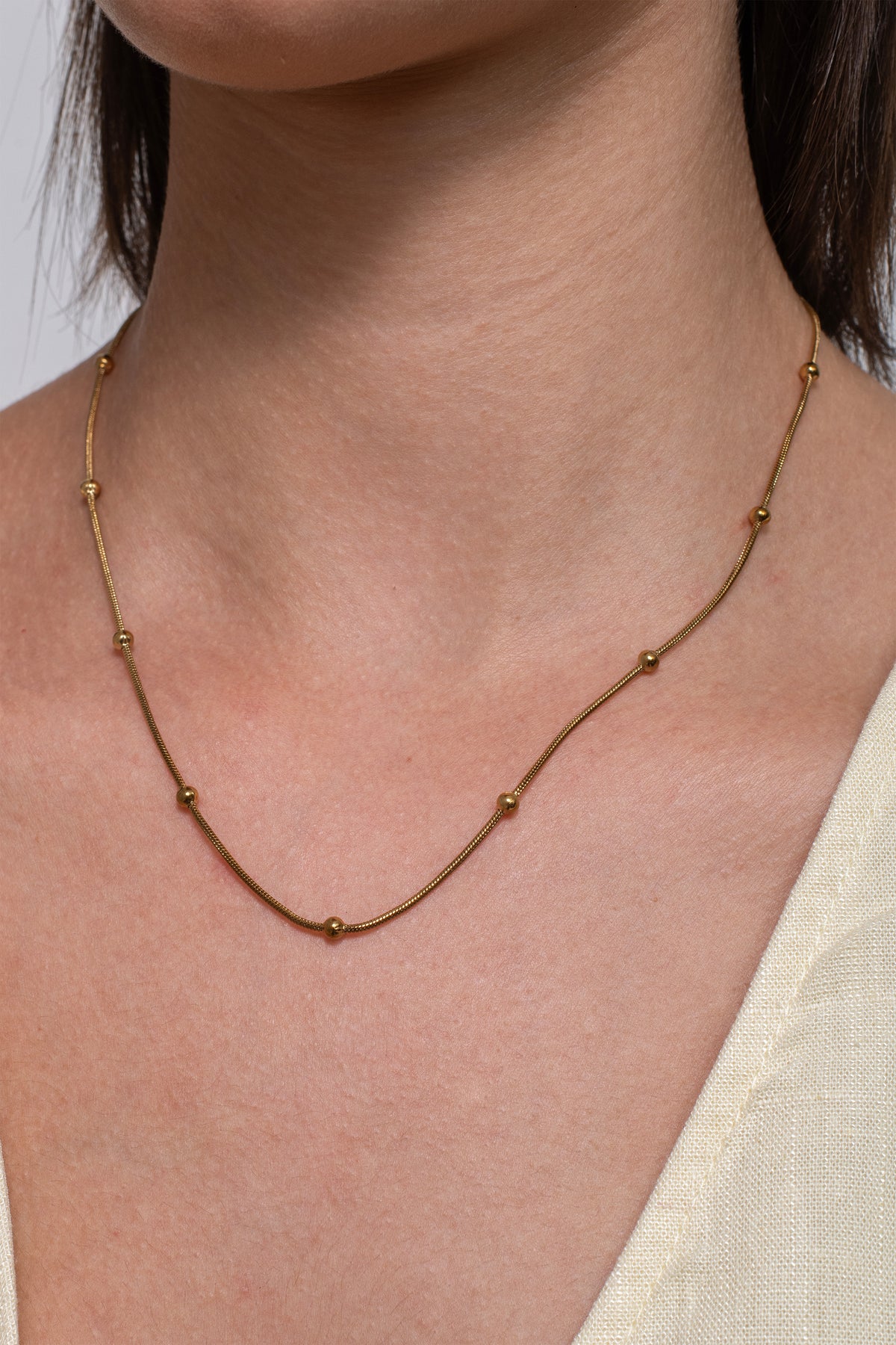 Stacy Dot Necklace - 18K Gold Plated image 2