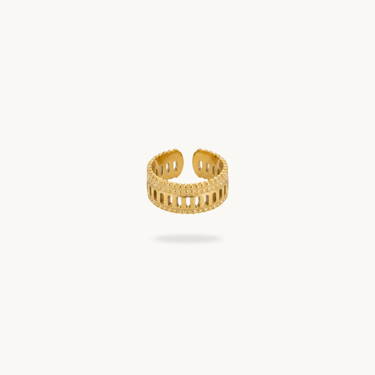 Gemma Ring – 18K Gold Plated image 1