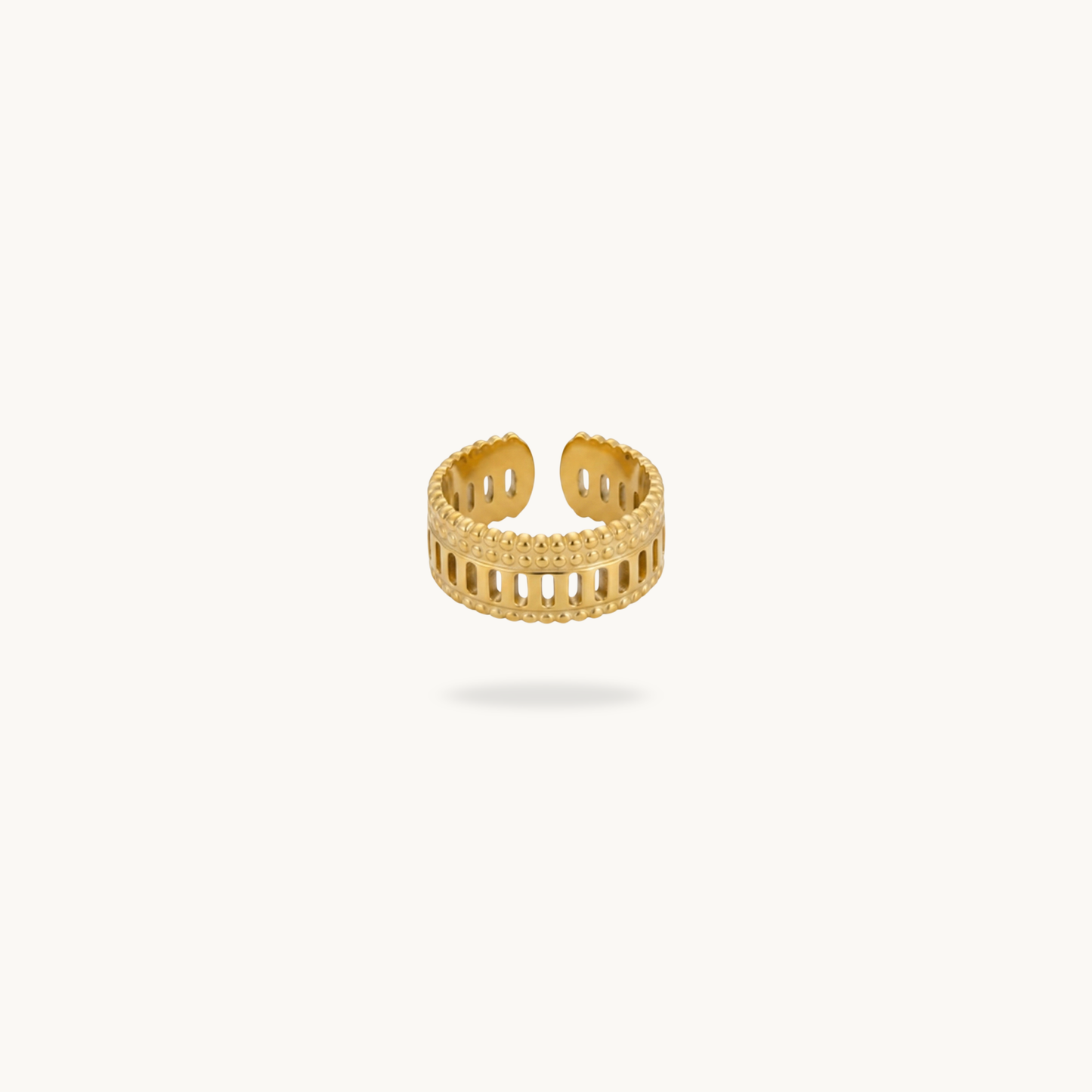 Gemma Ring – 18K Gold Plated