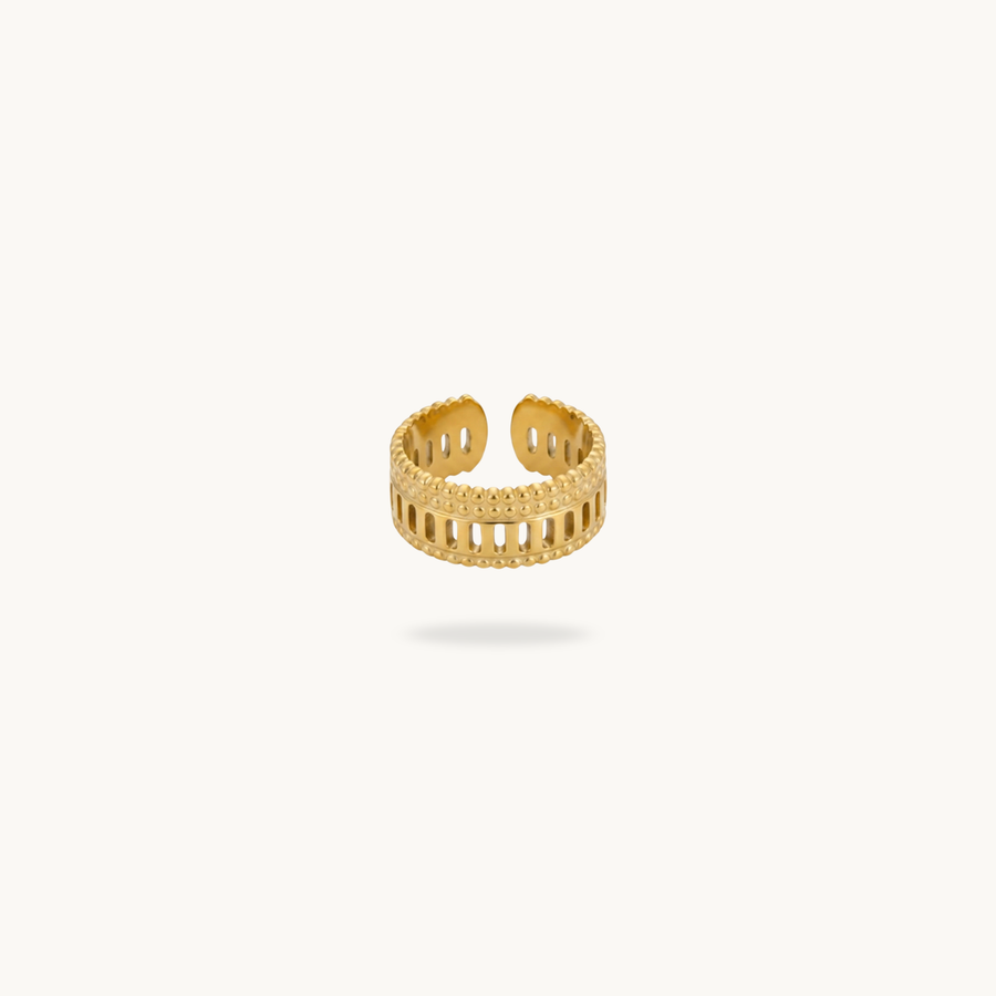 Gemma Ring – 18K Gold Plated image 1