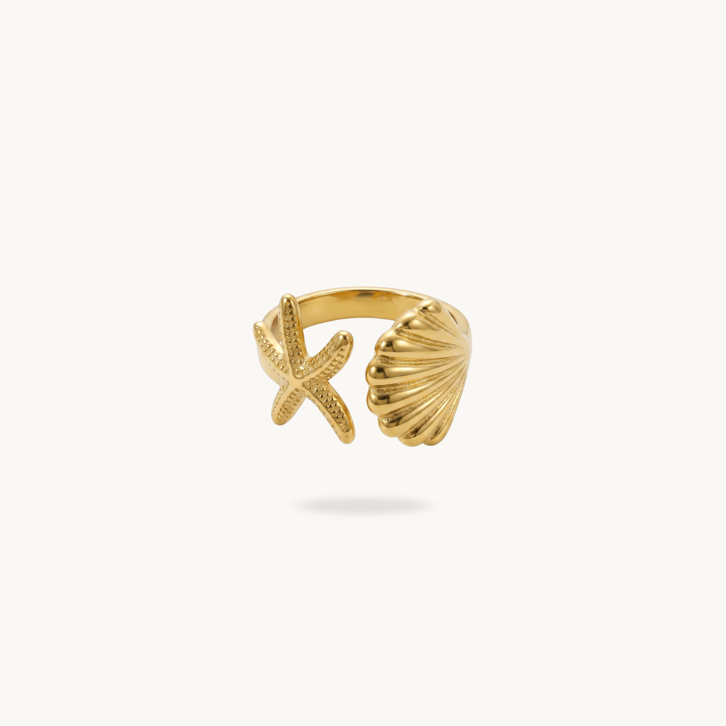 Shell Ring – 18K Gold Plated