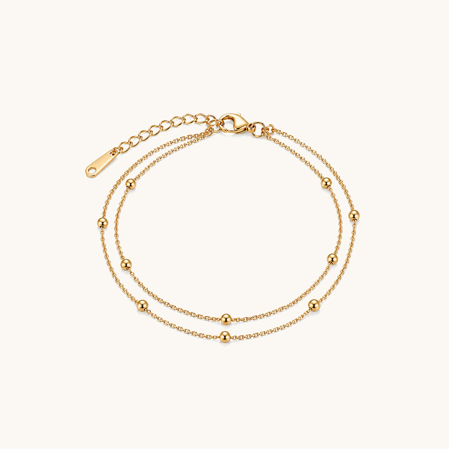 Kairo Beaded Bracelet - 18K Gold Plated