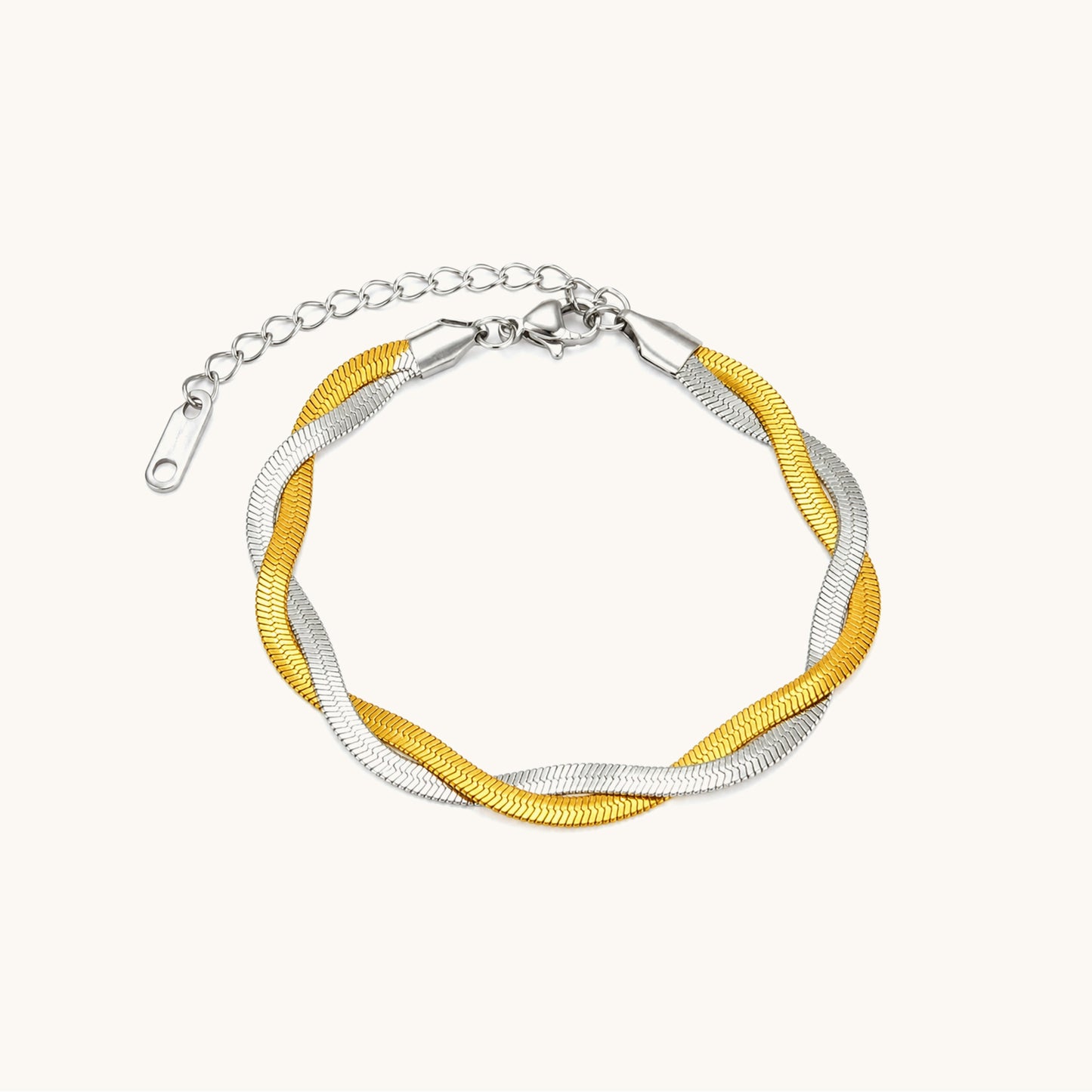 Mix Twist Bracelet - 18K Gold Plated