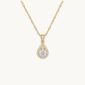 Aurora White Necklace – 18K Gold Plated