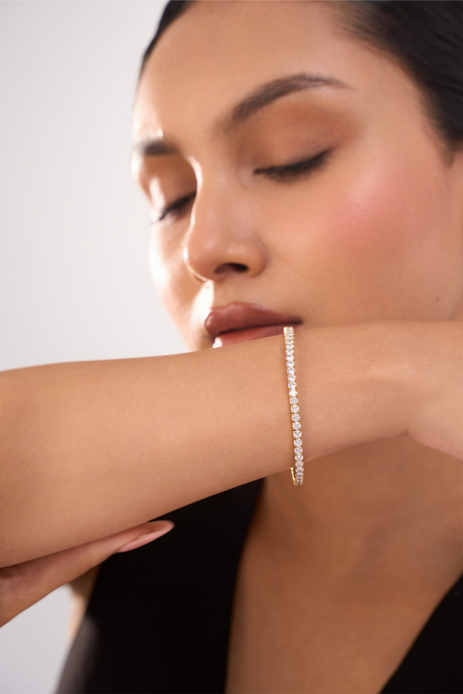 Flexi Tennis Bracelet - 18K Gold Plated image 7